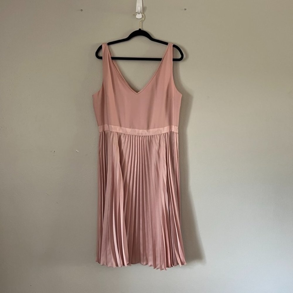 Banana Republic V-Neck Sleeveless Midi Dress | Size 16 | NWT